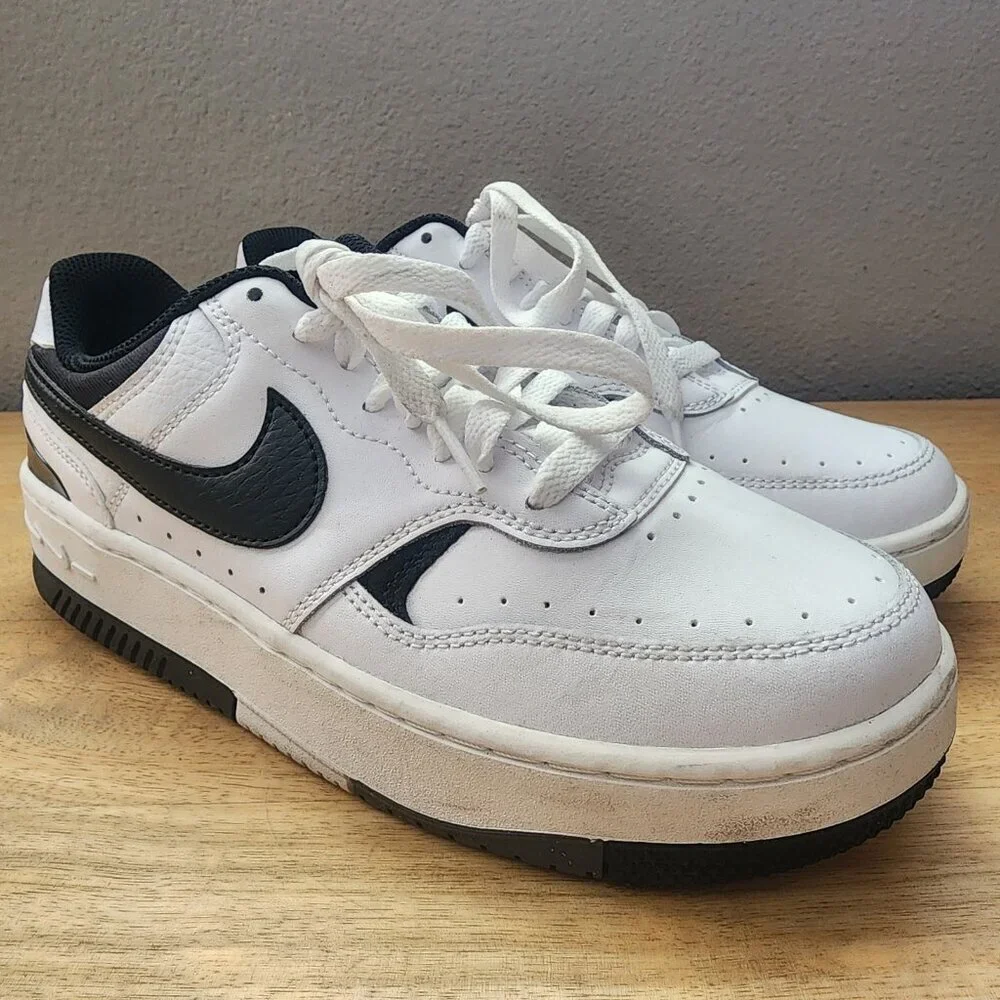 Nike Gamma Force White Black DX9176-100 Basketball Shoes Womens Sz 7